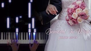 Shane Filan  Beautiful In White  Easy Piano Tutorial [upl. by Neila474]