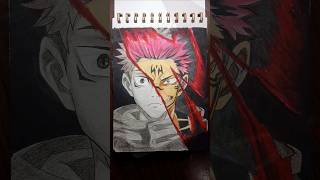 drawing yuji itadori itadori itadoriyuuji drawing anime shorts sukuna art jujutsukaisen [upl. by Phaedra]