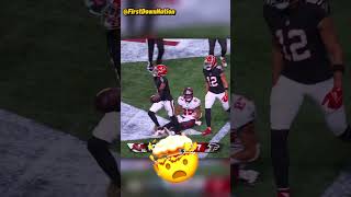 Darnell Mooney crazy catch 🤯🤯 Falcons WIN [upl. by Airotel]