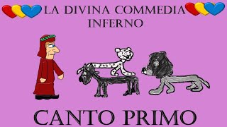 Il Primo Canto dellInferno in 4 minuti DIVINA COMMEDIA [upl. by Nicholl]