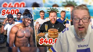 SIDEMEN 40000 vs 400 HOLIDAY EUROPE EDITION 2 REACTION [upl. by Karwan]