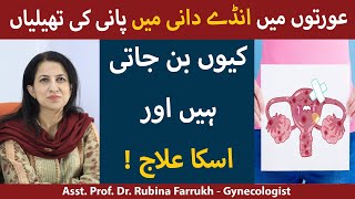 Anda Dani Ki Rasoli Ka Ilaj  Ovarian Cyst Signs And Symptoms In Urdu  Ovarian Cyst Kaise Thik Kare [upl. by Atsyrhc]