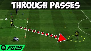 How To Perform Through Passes In FC 25 [upl. by Sihtam]