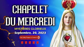 Chapelet du 20 Septembre 2023 💖 Mystères Glorieux ✨ Chapelet à la Vierge Marie [upl. by Adaynek174]