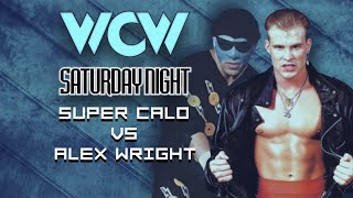 Alex Wright VS Super Calo WCW SATURDAY NIGHT wcw wcwsaturdaynight alexwright supercalo [upl. by Calli]