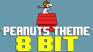 Peanuts Theme Linus and Lucy 8 Bit Cover Tribute to Peanuts and Vince Guaraldi [upl. by Oderf]