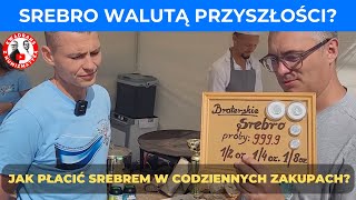 Srebrne monety w akcji  jak płacić srebrem w codziennych zakupach Jakub Kuśpit  braterstwapl [upl. by Ahsekar458]