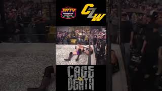 A Ring of Thousands of Thumbtacks CageofDeath CZW wrestling Hardcore prowrestling [upl. by Anahsahs]