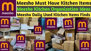 Meesho Must Have Kitchen Items  Meesho Kitchen Organization Ideas  Meesho Daily Used Kitchen Items [upl. by Burack]