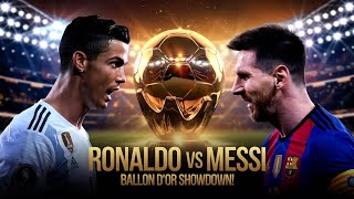 Cristiano Ronaldo vs Lionel Messi Ballon dOr Showdown  Football Rocker [upl. by Iliram]