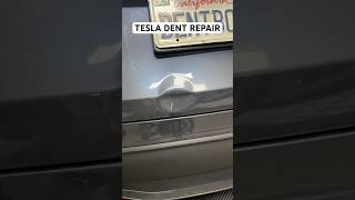 Advanced Techniques Tesla Dent Repair with Lateral amp Perpendicular Tension paintlessdentrepair [upl. by Nepil]