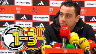 RUEDA PRENSA XAVI UNIONISTAS 13 FC BARCELONA [upl. by Eerbua694]