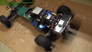 HPI Baja 5B SS Audio comparison between the HPI tuned pipe and the Xcan with Dominator silencers [upl. by Nennek]