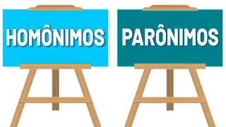 O que são parônimos E o que são homônimos  Homônimos e Parônimos Professor Gramático [upl. by Senzer541]