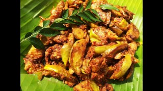 கத்தரிக்காய் வறுவல் SPICY Kathirikai Varuval Brinjal Fry recipe Seivathu eppadi Samyal Kurippu Tamil [upl. by Ivett]