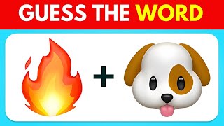 Guess the Word by Emoji  Emoji Quiz Challenge 2024 [upl. by Atinoj]