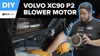 Volvo XC90 P2 Blower Motor Replacement DIY 20032014 Volvo XC90 V8 T6 RDesign [upl. by Eenet]