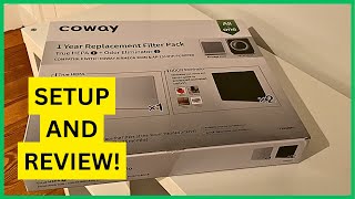 COWAY AP1512HH Air Purifier Filter Replacement  Setup amp Review [upl. by Nichole]