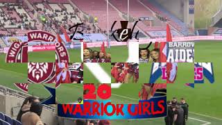 2024 Berkeley Warrior Girls Wigan v Barrow Ladies WSL1Wigan v Castleford SL8 [upl. by Lannie]