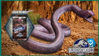 TORNEO GIGANTOPHIS LIGA DOMINADORES EN BATALLA JURASSIC WORLD THE GAME [upl. by Juster]