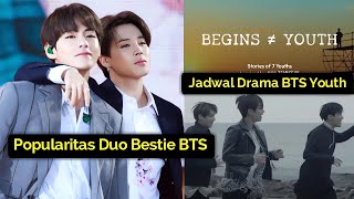 Popularitas Jimin amp V BTS amp Jadwal Tayang Drama BTS Youth [upl. by Keane]