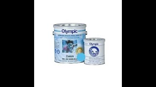 How to Paint your Pool with Epoxy Olympic Zeron Pool Paint [upl. by Garcon]