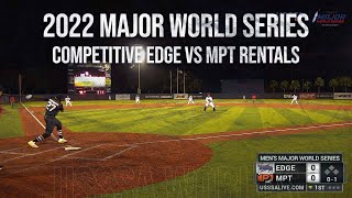 2022 USSSA Major World Series Championship  Competitive Edge vs MPT Rentals  GM 34 [upl. by Ylrebmyk477]