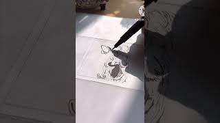 DIY Polaroid art🫣youtubeshorts art drawing [upl. by Jeremias]