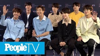 Full Interview BTS On What They Love About Themselves Each Other Dream Artist Collabs  PeopleTV [upl. by Atsyrk348]