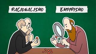 Racionalismo x Empirismo resumo  FILOSOFIA [upl. by Anirbas]