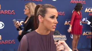 Mickie James from WWE on the ACM Awards Red Carpet [upl. by Farra700]