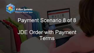 EASYPay Workflow Automation Payment  JDE Order with Payment Terms [upl. by Aicilana]