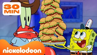 Spongebob  Setiap Pegawai KRUSTY KRAB yang Pernah Ada 🍔  Nickelodeon Bahasa [upl. by Gagne]