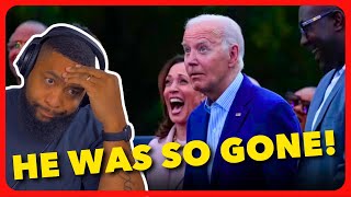 CRINGE Joe Biden FREEZES During White House Juneteenth Concert [upl. by Olbap]