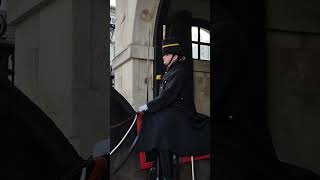 Kings Troop Royal Artillery Takes Over from Regular Guard at Horse Guards Parade [upl. by Laiceps]