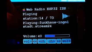 How to make the easiest webradio player with touchscreen  ESP322432S028 I2S  STEP BY STEP [upl. by Alyakem]