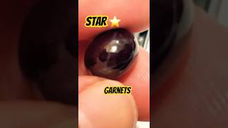 Star garnets Garnets with asterism music gold gemstone [upl. by Wesle]