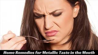 What Is Dysgeusia Or Metallic Taste In Mouth  Top Natural Health Tips To Get Rid Of Metallic Taste [upl. by Eneleoj]