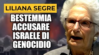 LILIANA SEGRE ISRAELE COMMETTE UN GENOCIDIO UNA BESTEMMIA [upl. by Funch113]