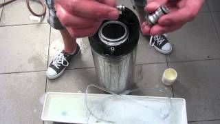 How I prepare clean and sanitize my keg before kegging my homebrew [upl. by Eleanor798]