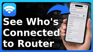 How To See Whos Connected To Your WiFi Router [upl. by Pachton]