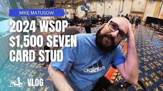 1500 7 Card Stud VLOG  2024 WSOP [upl. by Rianon]