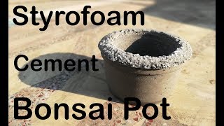 How to Make Hypertufa Pots  Bonsai Pot [upl. by Hniv300]