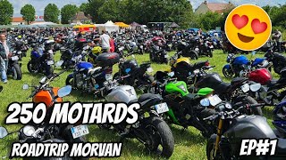 BALADE INCROYABLE AVEC 250 MOTARDS  EP1 Madone des motards 2024 [upl. by Bernete]