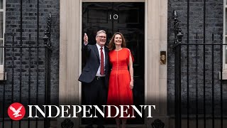 Watch again View of Downing Street as Starmers new Labour cabinet expected to meet for first time [upl. by Atiuqan]