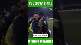 PSL 2017 Final Peshawar vs Quetta Winning Moments HBLPSL8 PSL8 SochHaiApki SportsCentral MB2L [upl. by Yee]