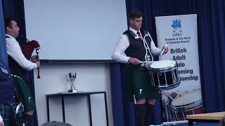 Eli Fugate  Final  RSPBA Adult British Solo Drumming Championships [upl. by Neelcaj669]