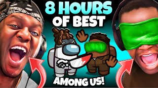 8 HOURS OF SIDEMEN AMONG US BEST VIDEOS [upl. by Chasse]