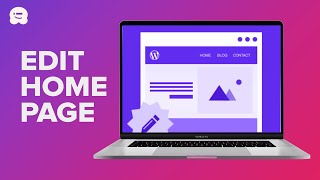 ✏️ How to Edit a WordPress Homepage Easily amp Effectively 🏠 [upl. by Fiora860]