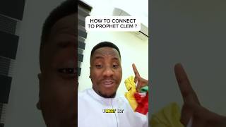 How to meet Prophet Clem 🔥youtubeshort fypage fypyoutube [upl. by Yor675]